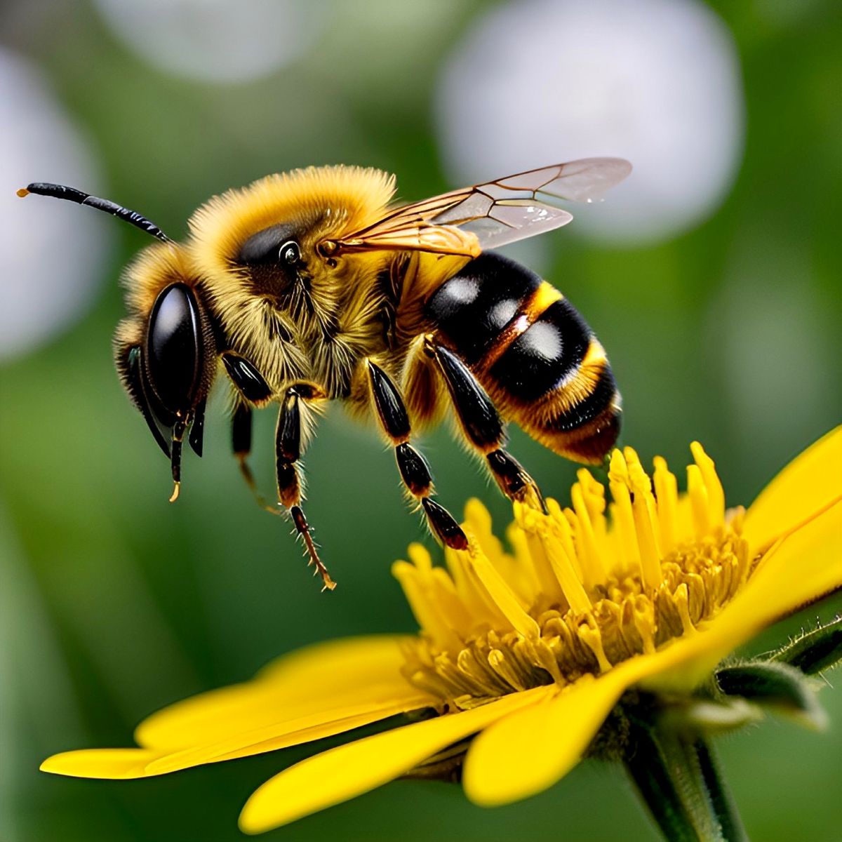 Bee Flower Picture