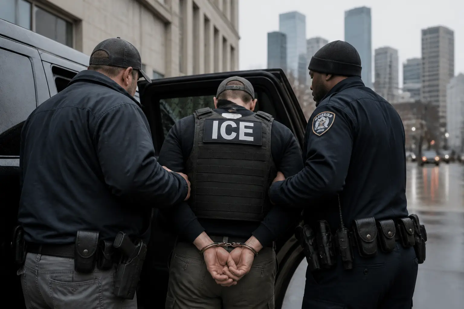 Editorial image for ICE agent arrested in Minneapolis on charges of assault and false reporting of crime
