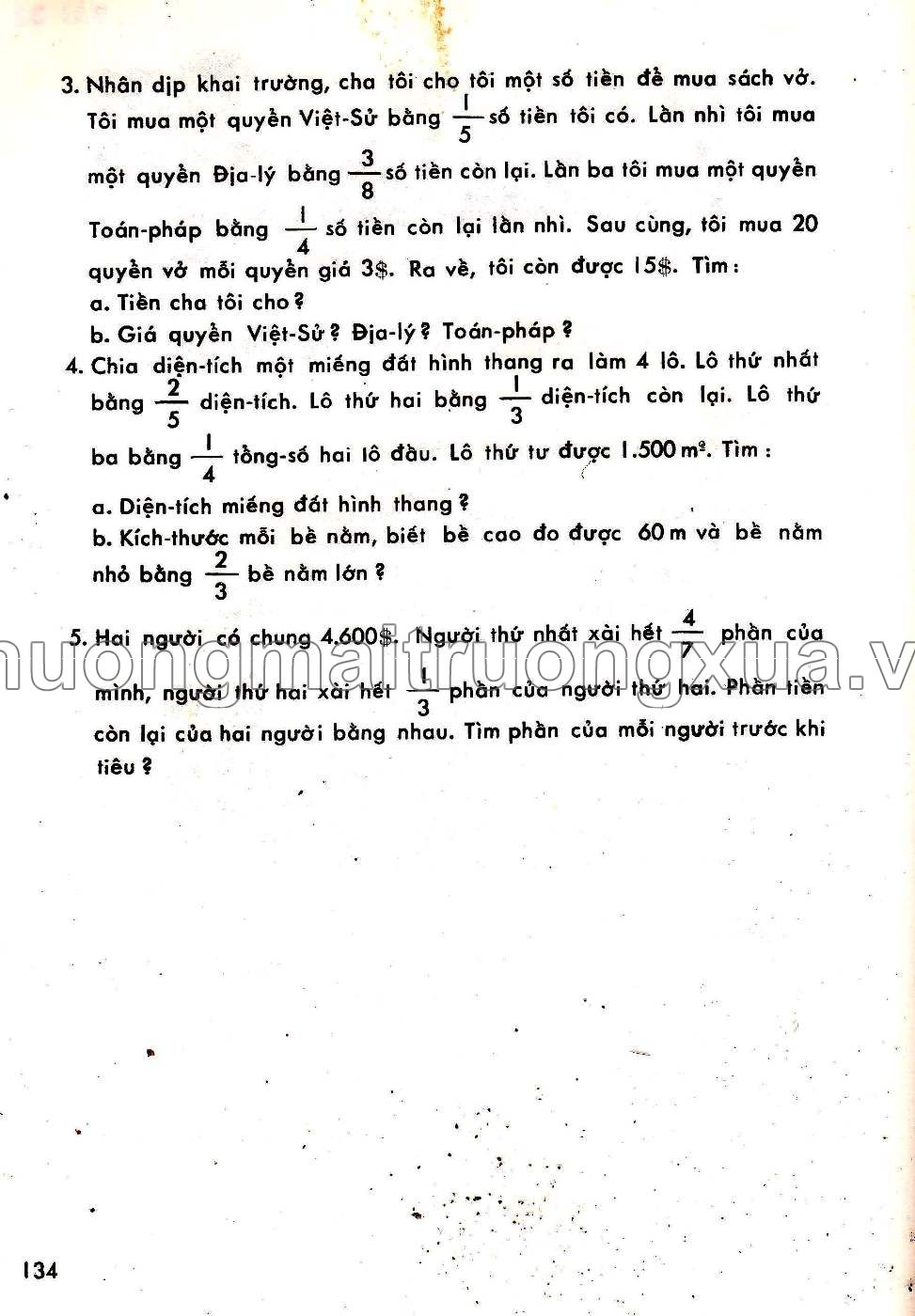 Toán pháp lớp 5 (1970) - Trang 133