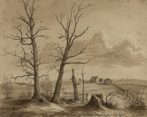 One mile from Washington City Hall 1839