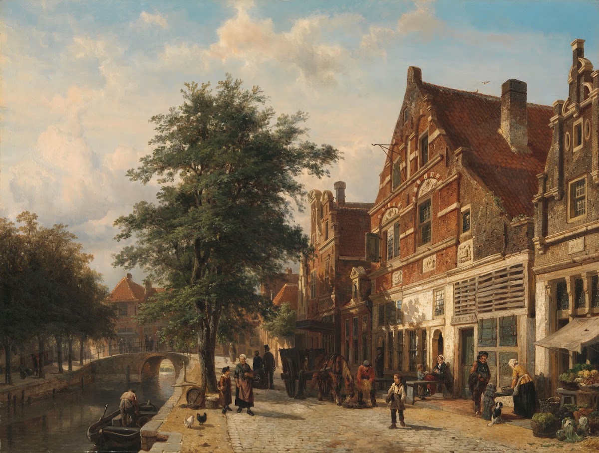 The Zuiderhavendijk Enkhuizen 1868