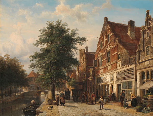 The Zuiderhavendijk Enkhuizen 1868