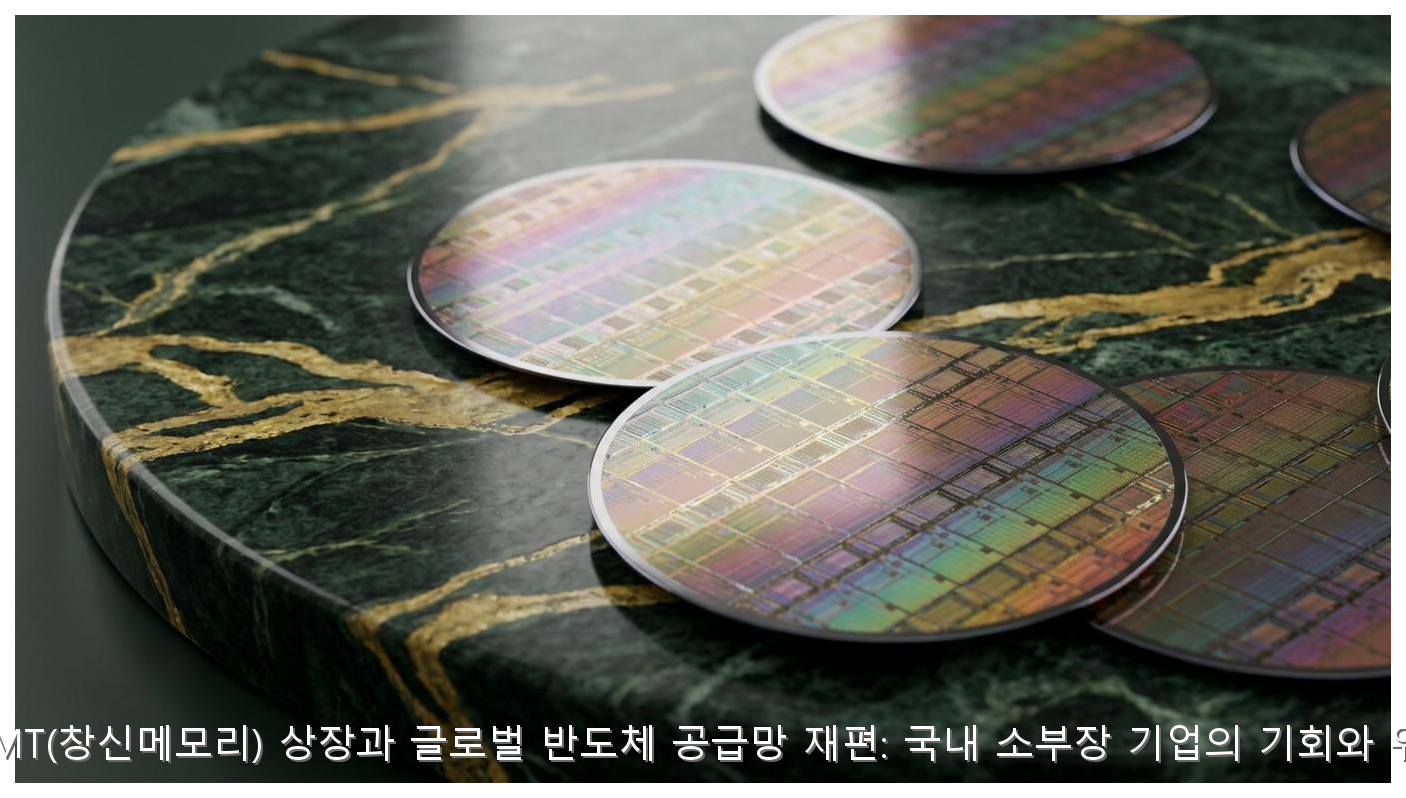 중국 CXMT(창신메모리) 상장과 글로벌 반도체 공급망 재편: 국내 소부장 기업의 기회와 위기 분석 핵심 안내 및 분석 인포그래픽 (3)