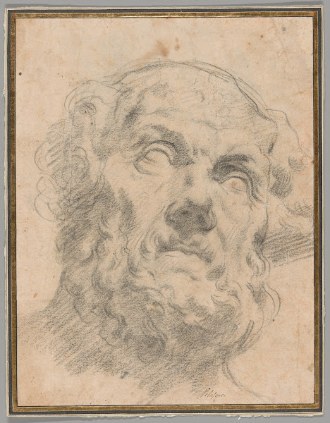 Head of an Old Man possibly Seneca c 1620