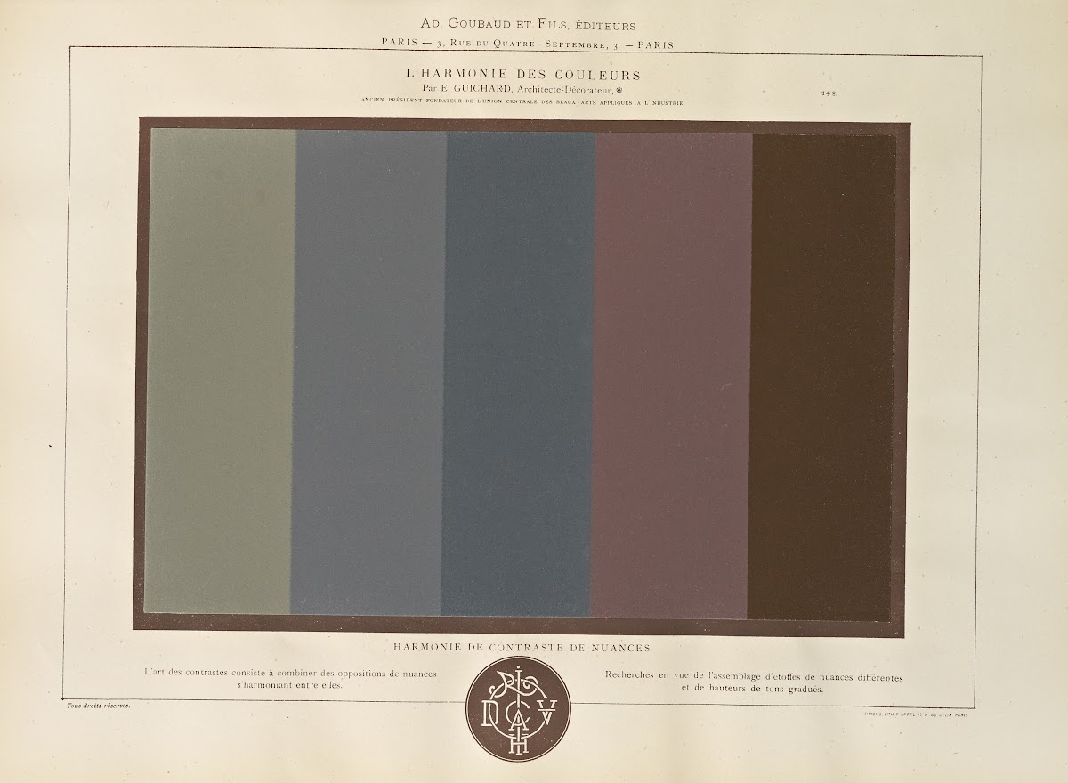 Lharmonie des couleurs  Pl097 1880
