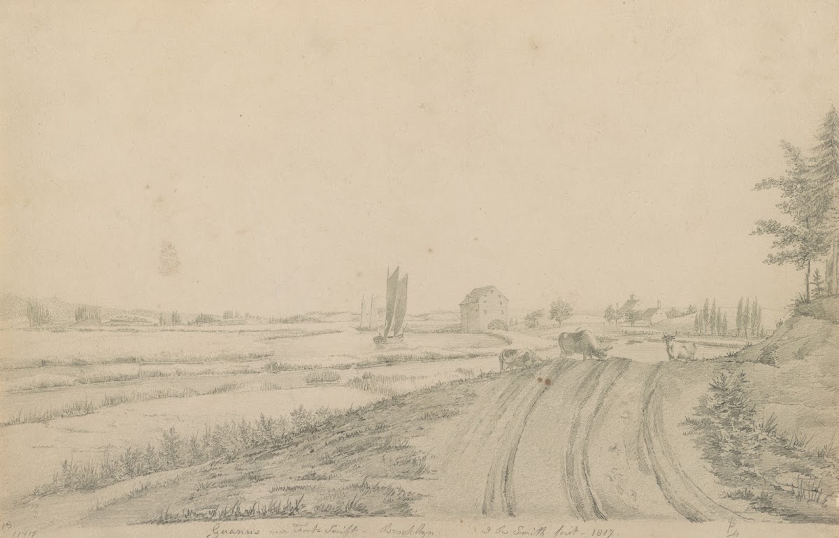 Guanns near Fort  Swift Brooklyn 1817