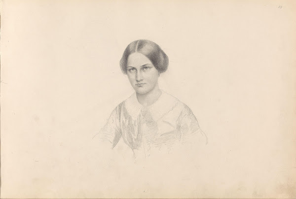 Portrait of a woman Between 1855 and 1859
