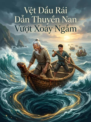 Bìa truyện Vệt Dầu Rái Dẫn Thuyền Nan Vượt Xoáy Ngầm