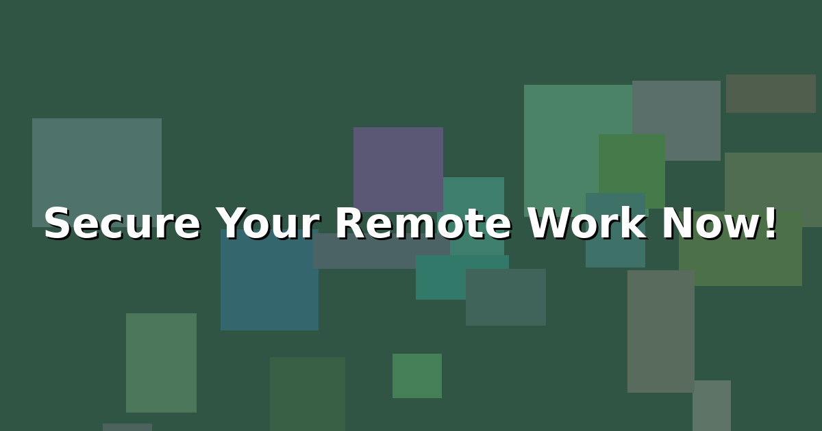 A person working remotely on a laptop with a padlock icon overlaid, symbolizing cybersecurity for remote workers and data protection in a home office environment.