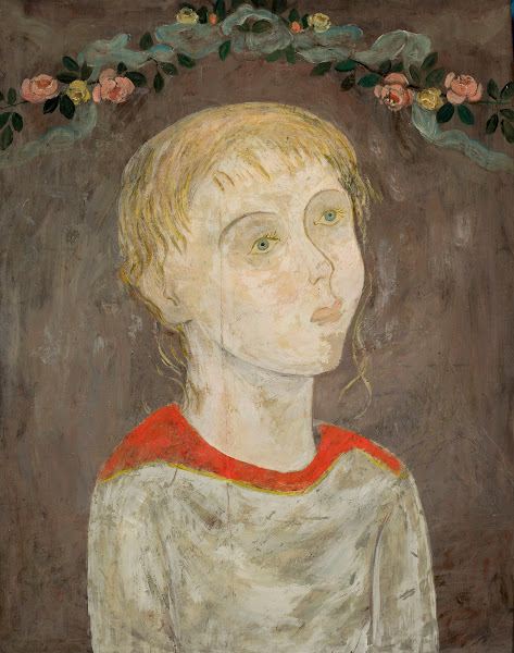 Dziewczyna z girlandą kwiatów 1922