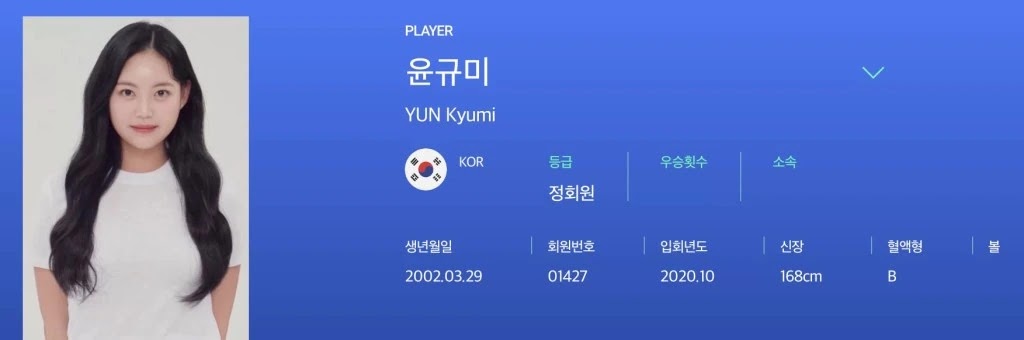 윤규미 프로 프로필 KLPGA