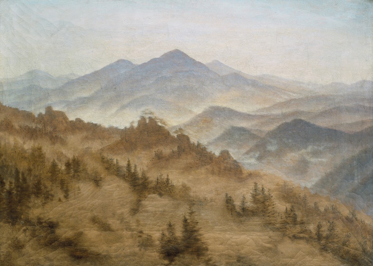 Mountains in the Rising Fog ca 1835