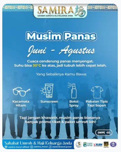 Panduan Musim Umroh - Musim Gugur