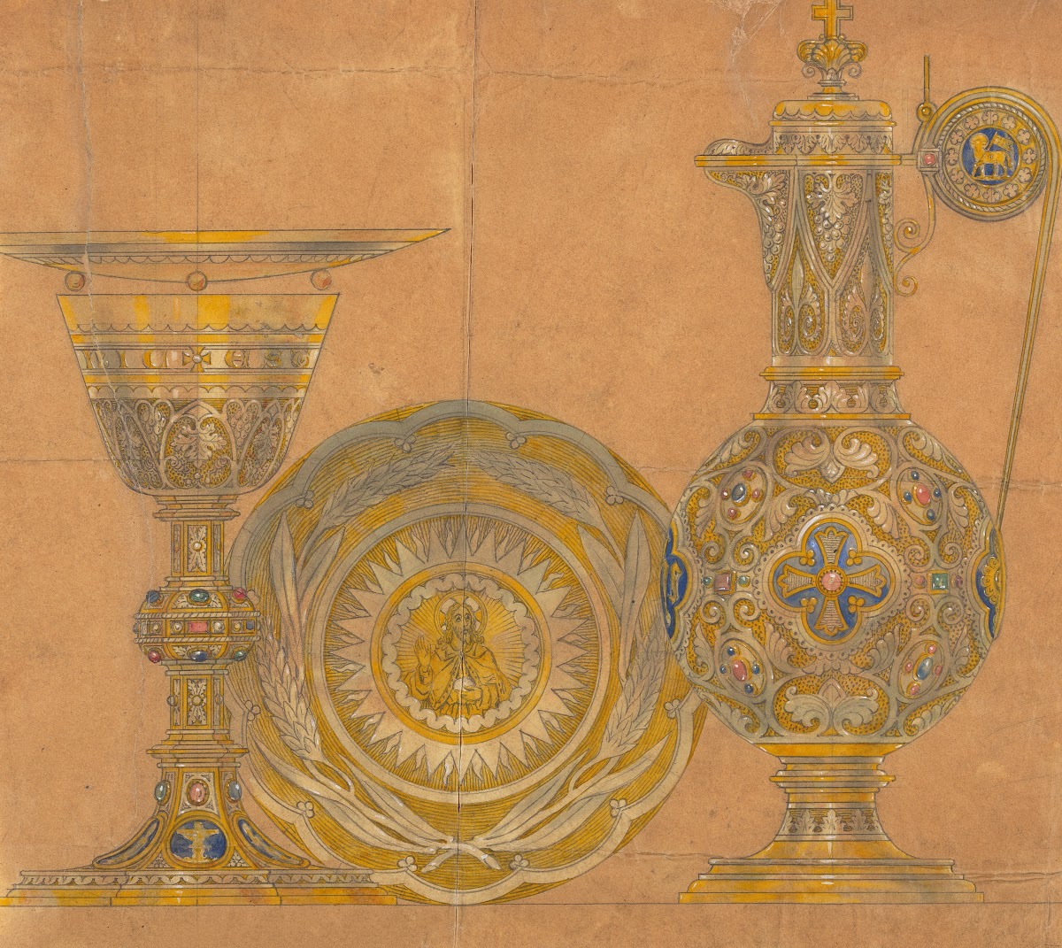 Design executed for Jones and Willis metal and wood workers and church furniture
