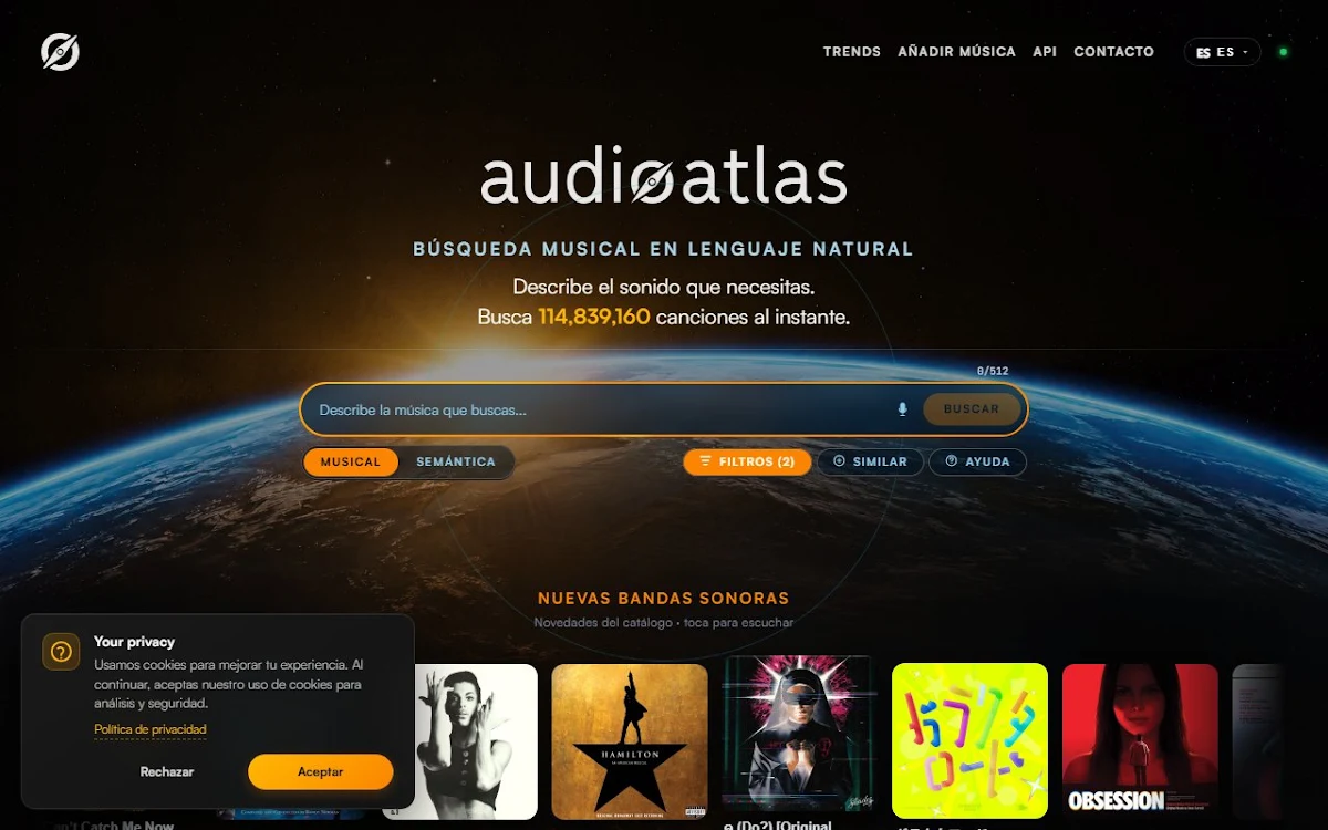 Captura de Audioatlas