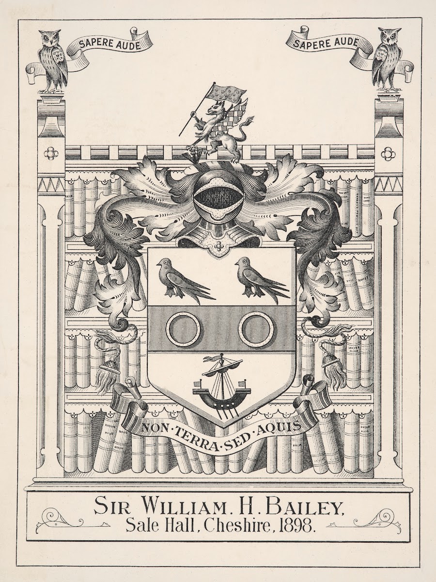 Ekslibris Wiliama Baileya 1898