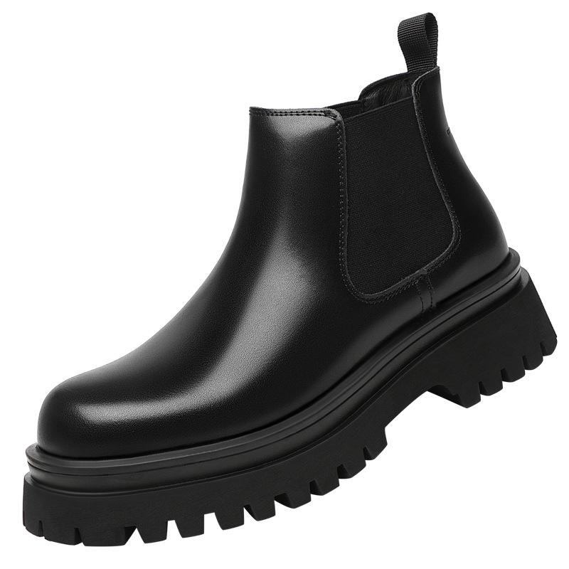 Men's Platform Boot with Insole Elevation