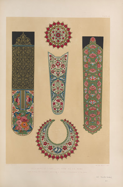 Specimens of enamelling from Indian arms 1851   1853