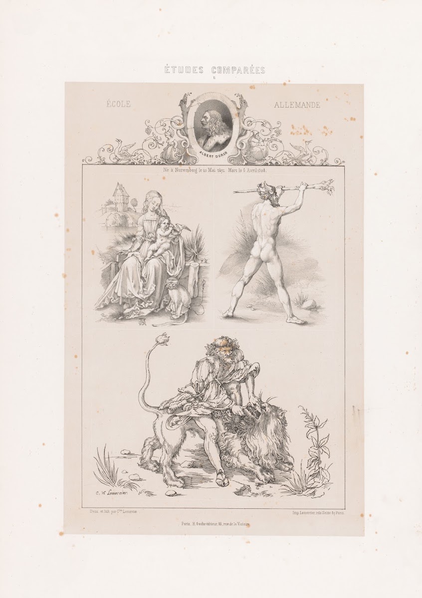 Albrecht Dürer  École Allemande 1850