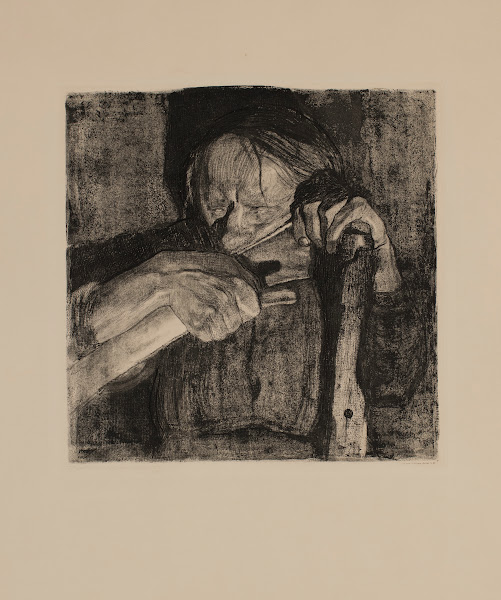 Whetting the Scythe plate 3 from the cycle Peasants War 1905