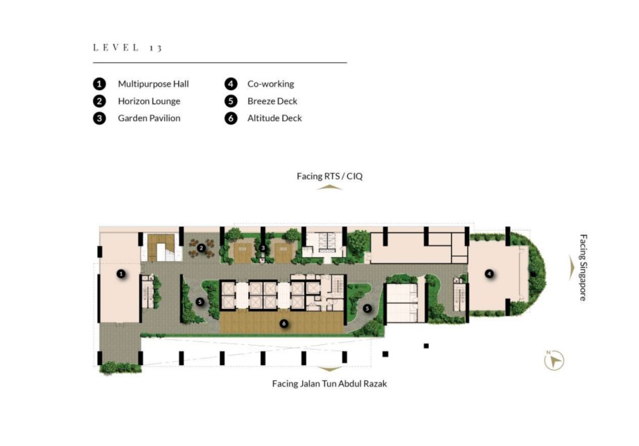 Aethera Residences — 設施平面