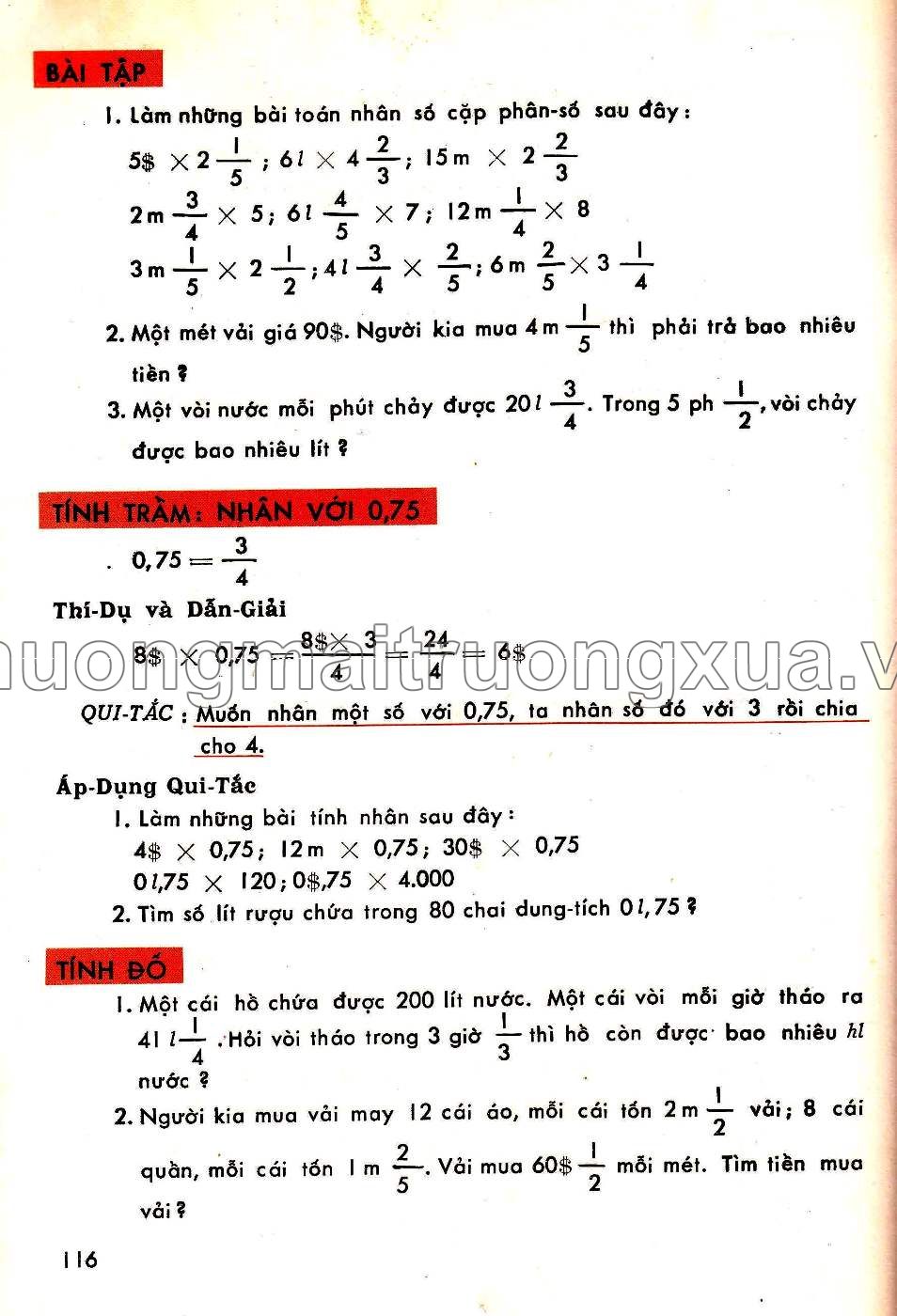 Toán pháp lớp 5 (1970) - Trang 115