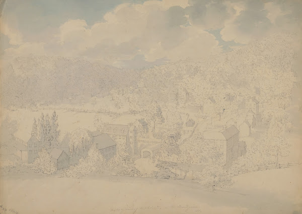 Westerly view of Rockland on the Brandywine 1814 1844