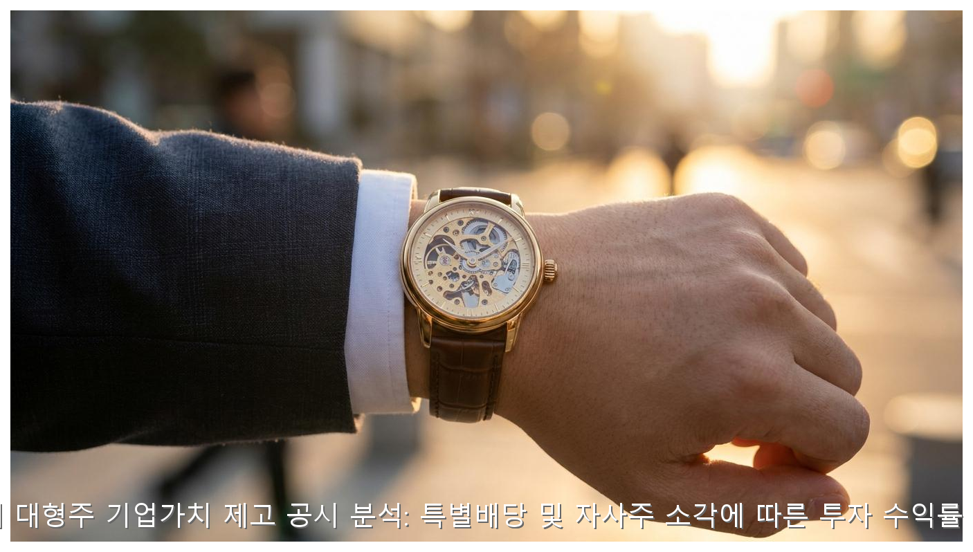 2026 반도체 대형주 기업가치 제고 공시 분석: 특별배당 및 자사주 소각에 따른 투자 수익률 극대화 전략 핵심 안내 및 분석 인포그래픽 (4)