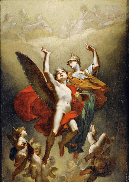 Minerve Leading The Genius Of Arts To Immortality 1824