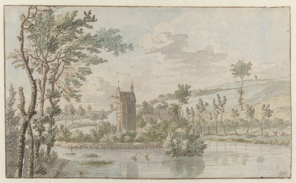 Landscape with Huis Kluys near Brussels 1674