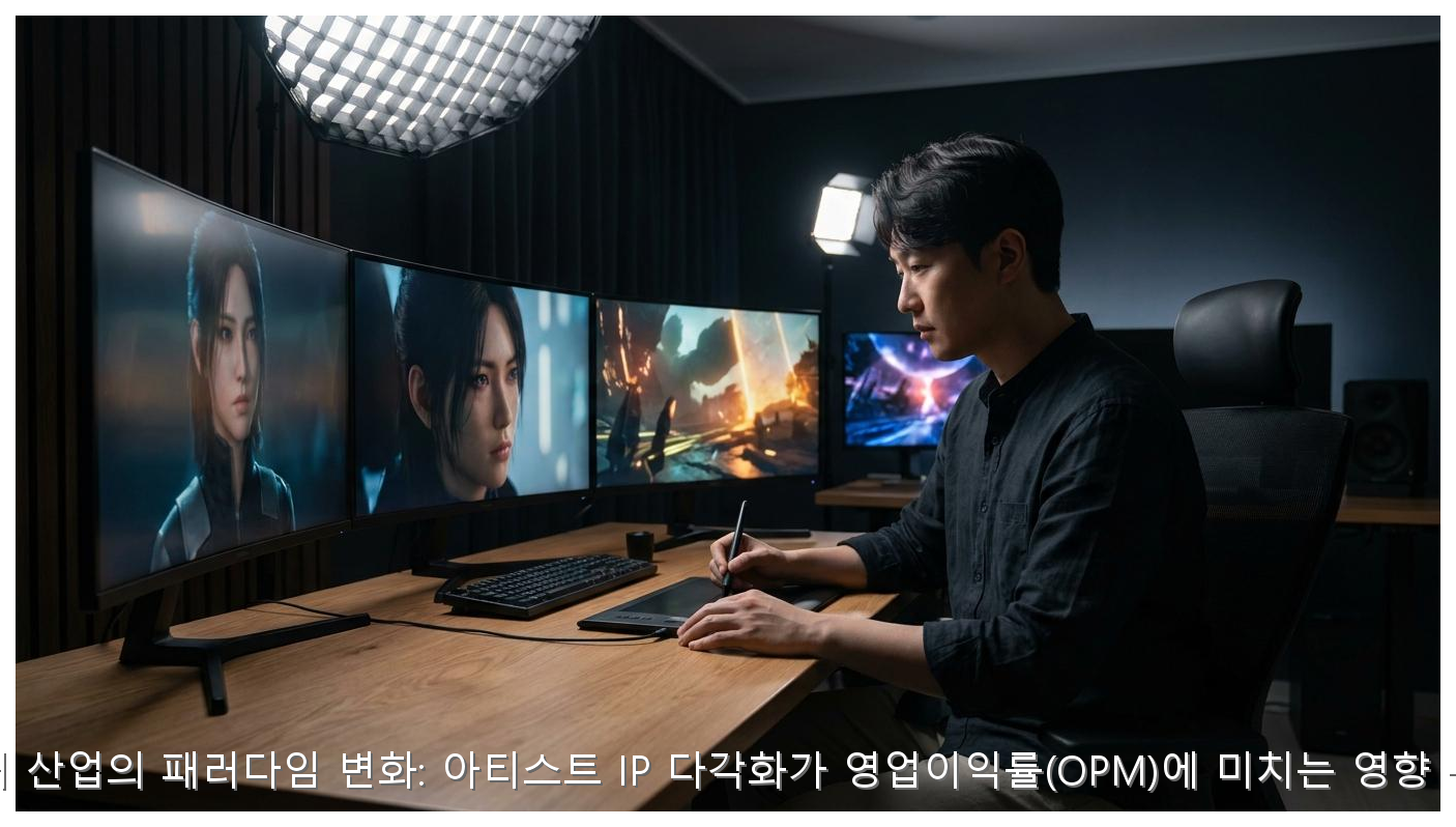 엔터 산업의 패러다임 변화: 아티스트 IP 다각화가 영업이익률(OPM)에 미치는 영향 분석 핵심 안내 및 분석 인포그래픽 (5)