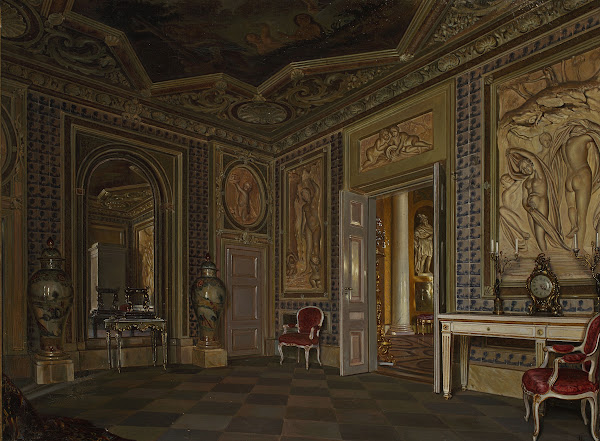 Interior of the Łazienki Palace 1875