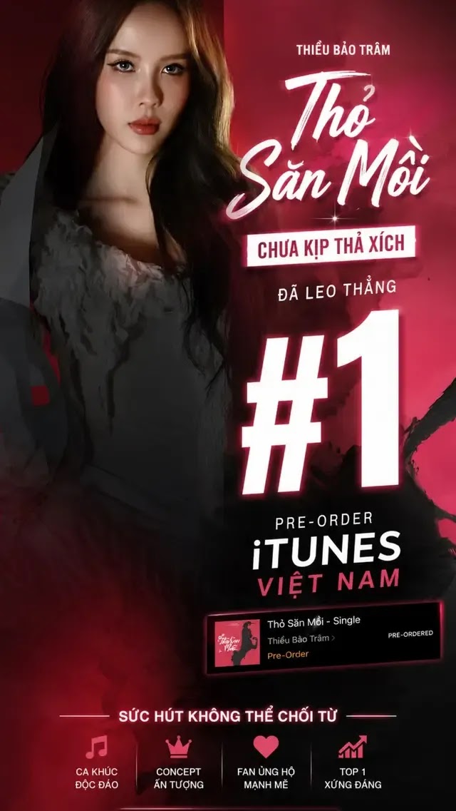 THO SAN MOI 🐇🎯 THIỀU BẢO TRÂM CHƯA CHÍNH THỨC PHÁT HÀNH ĐÃ VƯƠN THẲNG TOP 1 iTUNES VIỆT NAM 🔥💖👉🍀😲 #ThiềuBảoTrâm #