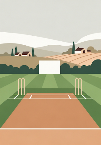 Mid-Century Modern Cricket Pitch