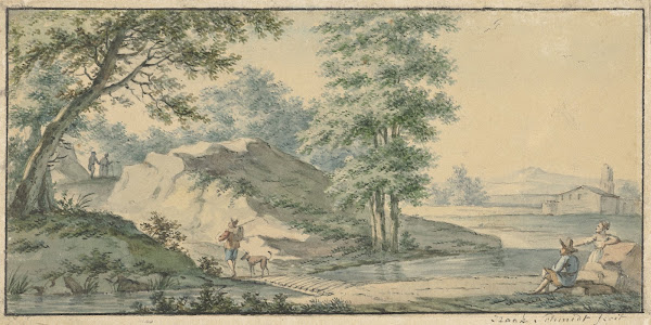 Landschap Met Bruggetje 1750   1818