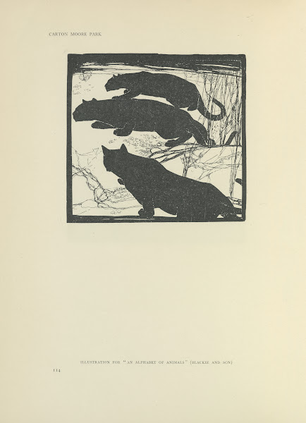 Illustration for an alphabet of animals 1914