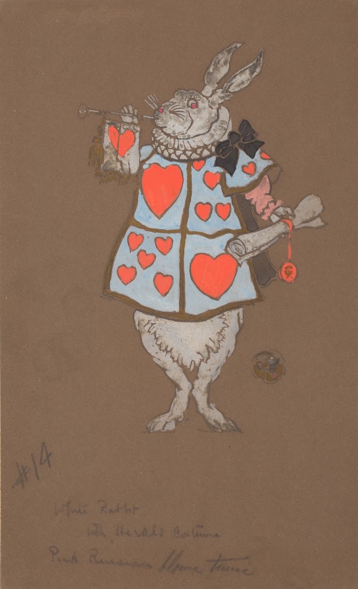 White Rabbit with Heralds Costume costume design