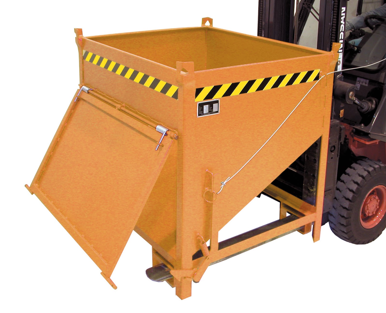 Silocontainer SGK 75, gelakt, Geeloranje