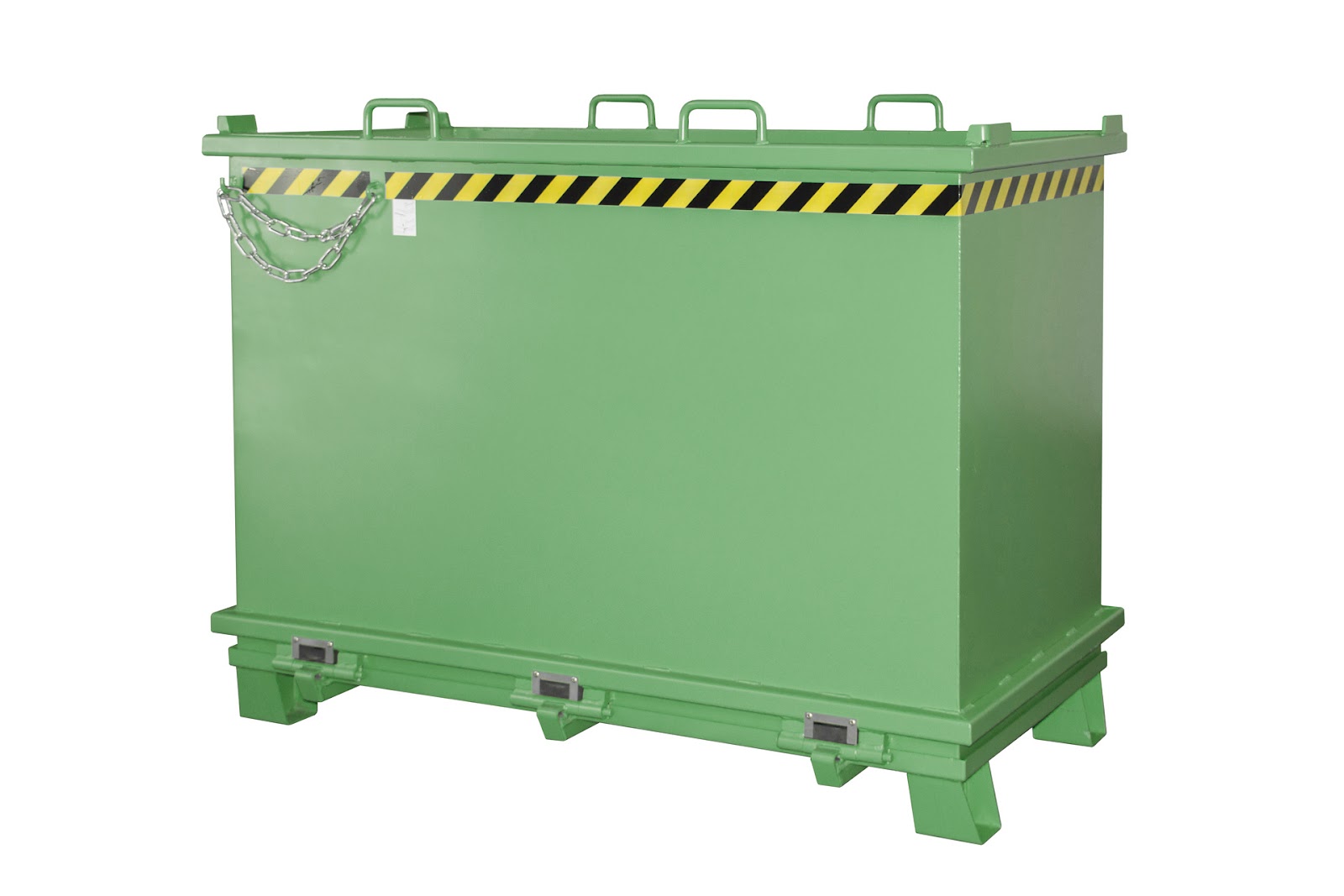 Bodemklepcontainer SB 2000, gelakt, Resedagroen
