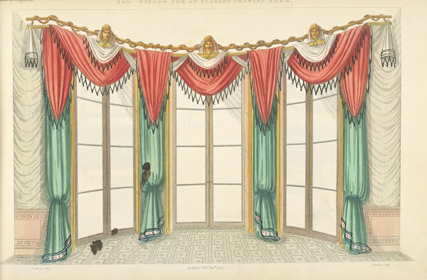 Bow window for an elegant drawing room 1805   1806