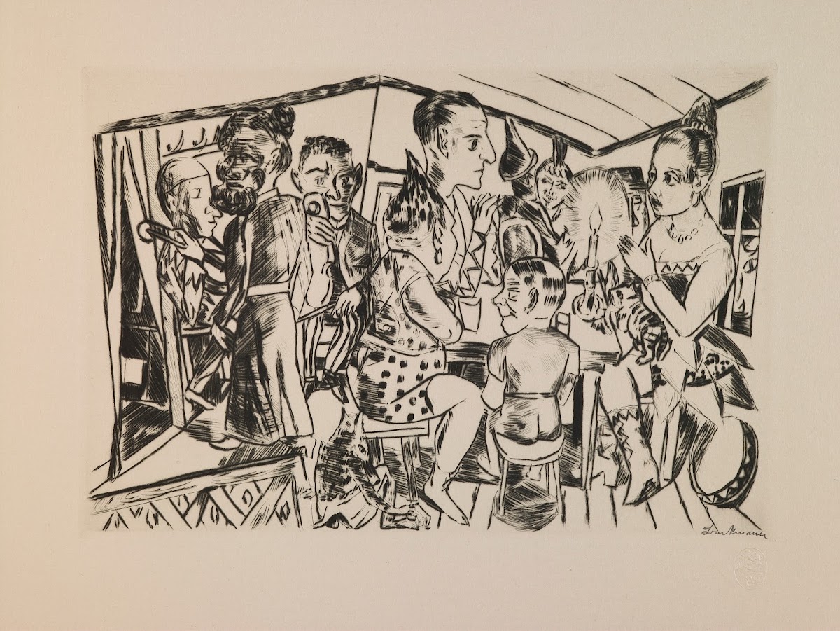 Behind the Scenes plate 3 from the portfolio Annual Fair 1921