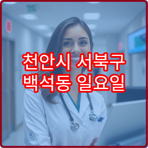 천안시 서북구 백석동 일요일 신경과 진료 병원 어지럼 진단