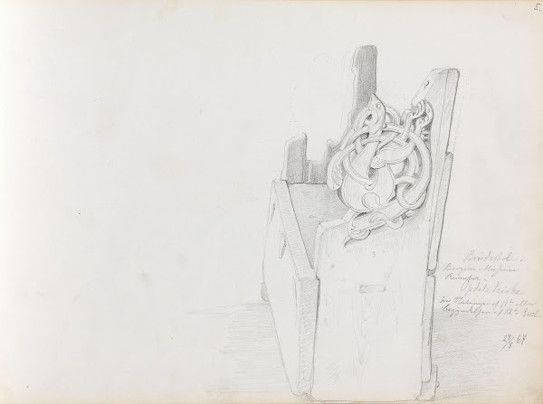 Brudestol Bergen museum 1867