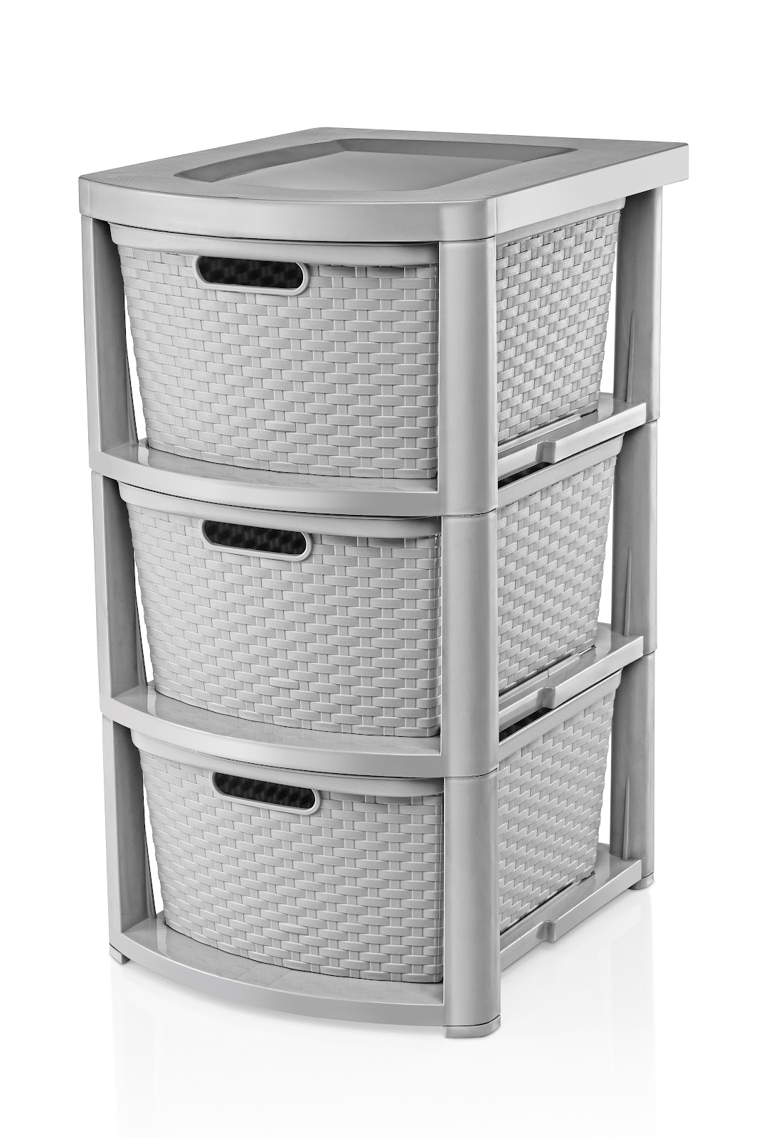 Cajonera Ratan 15l Gris Osc X3