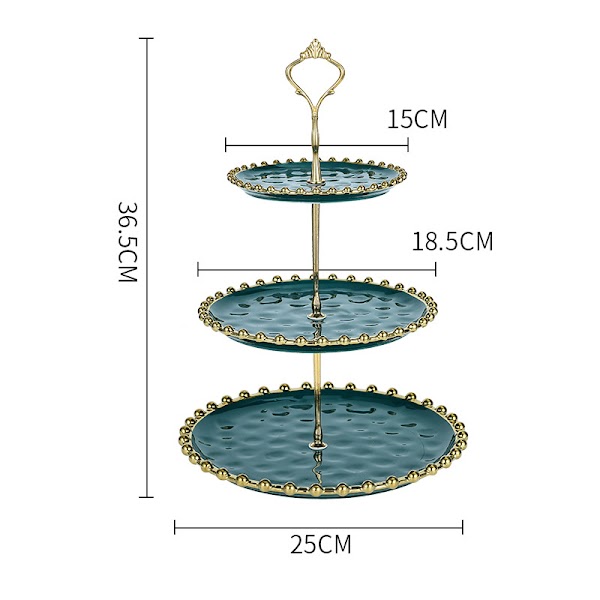 Beaded Three Layer Tray Dulang 3 Tingkat