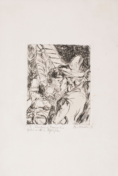 Women at the Butcher 1914