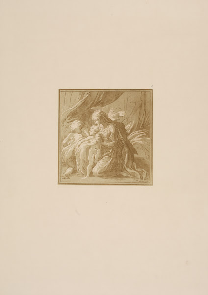 Andrea Schiavone  The holy family 1900