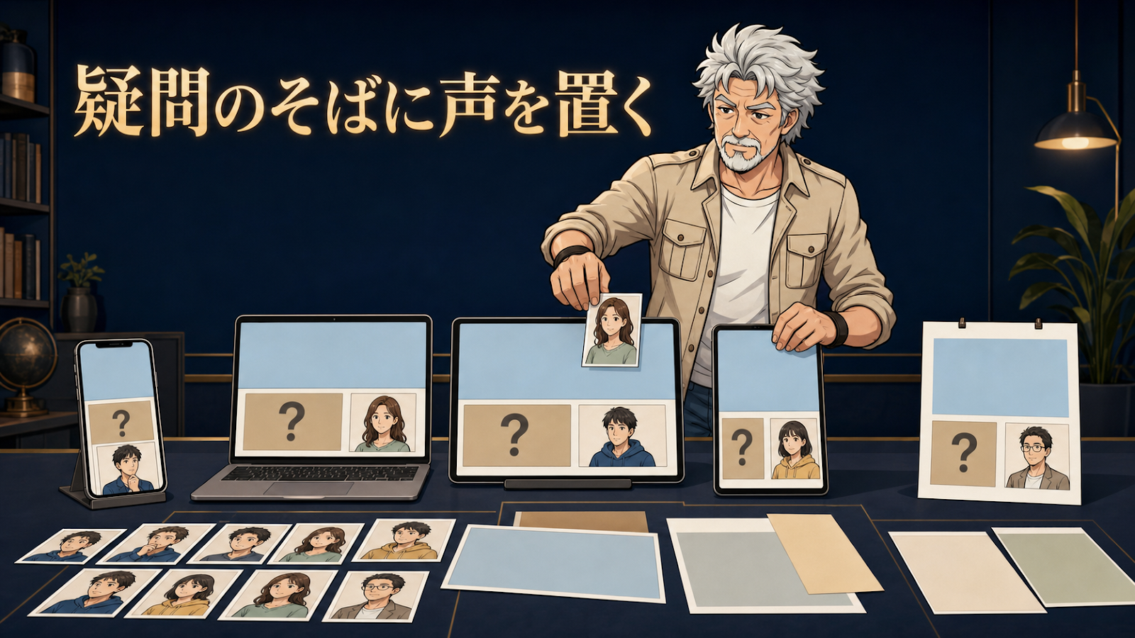 読者の疑問のそばに対応するお客様の声を置く