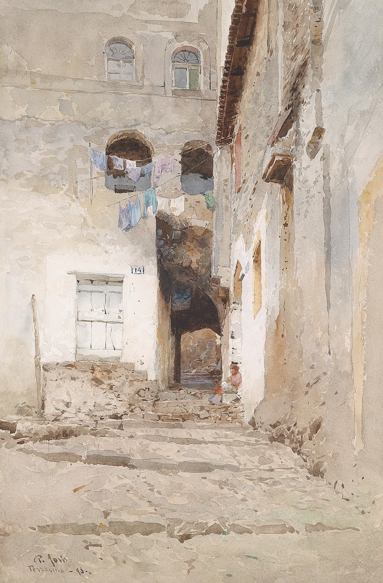 Häuser in Terracina 1898