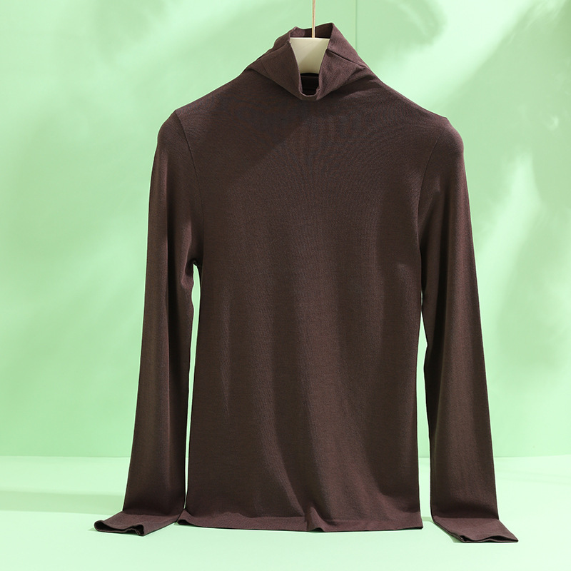Women's base layer top with turtleneck